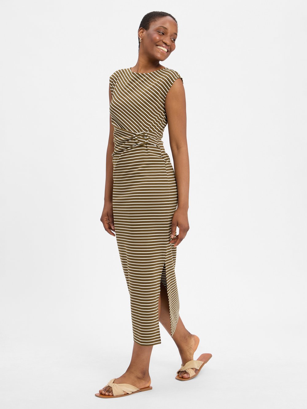 zero Kleid Damen mehrfarbig gestreift, 36