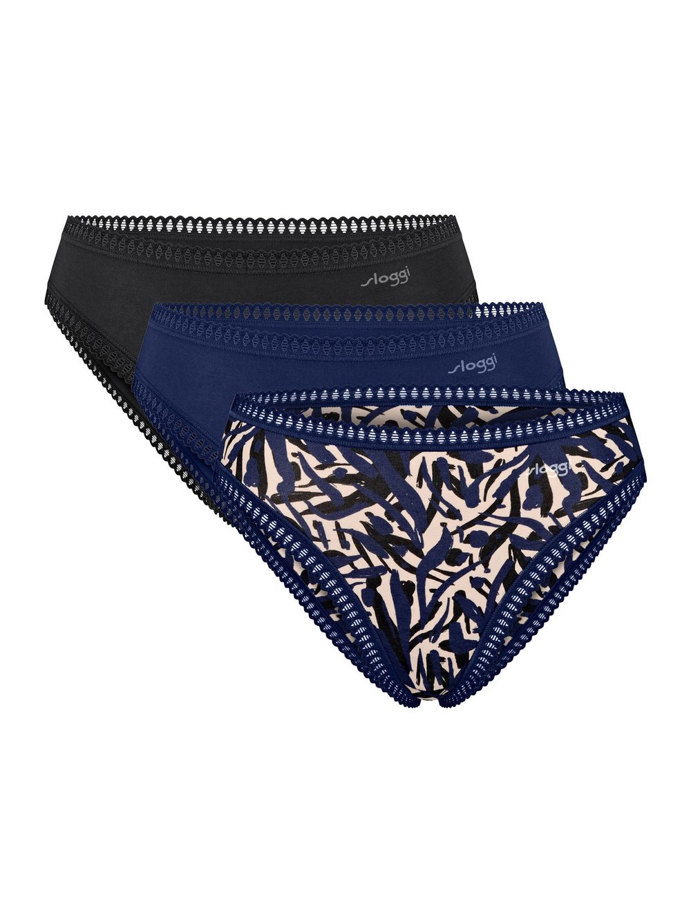 Thumbnail - sloggi Tai-Slip Damen Jersey mehrfarbig, XS