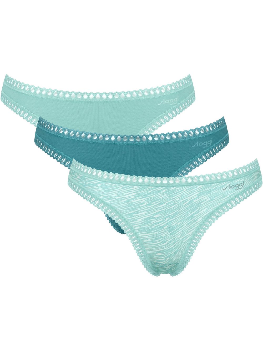 sloggi String  Damen Jersey mehrfarbig, XXL