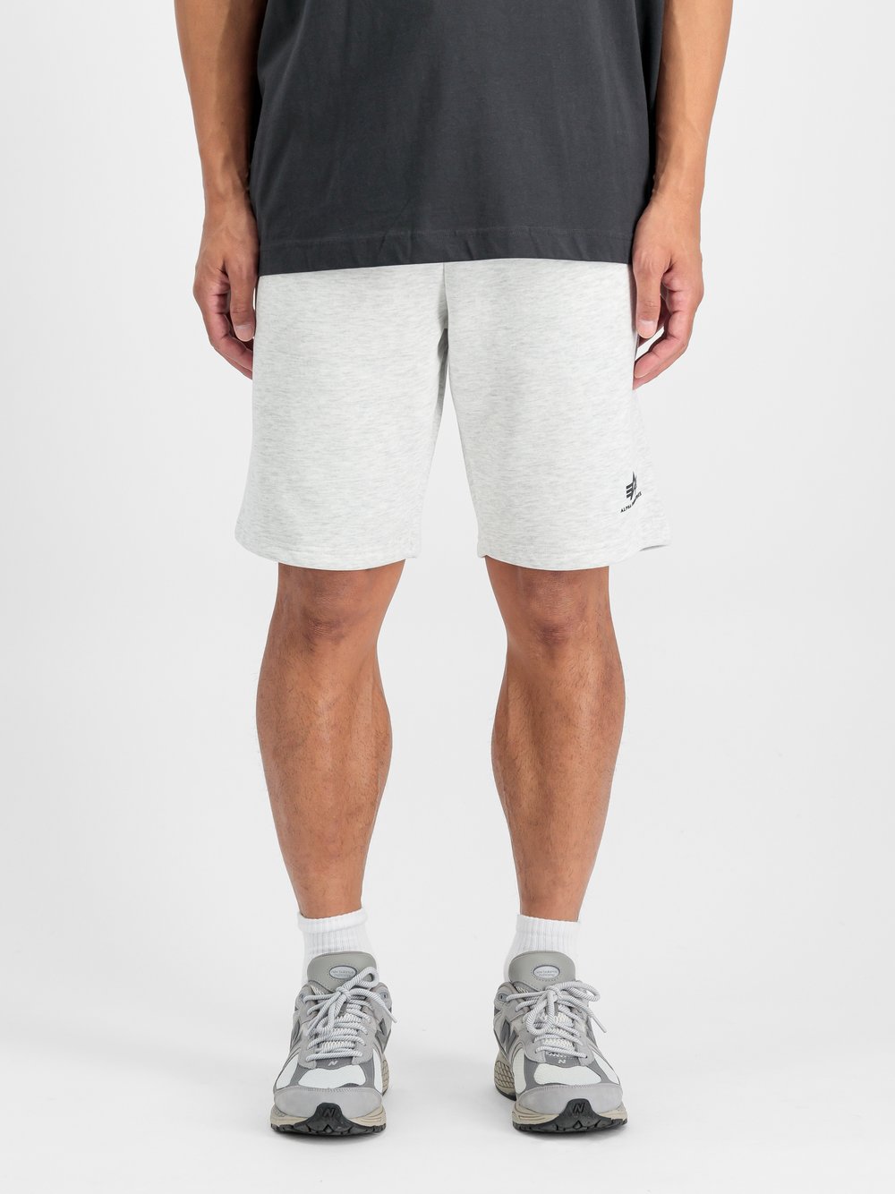 Thumbnail - Alpha Industries Kurze Hose Herren Baumwolle grau, L