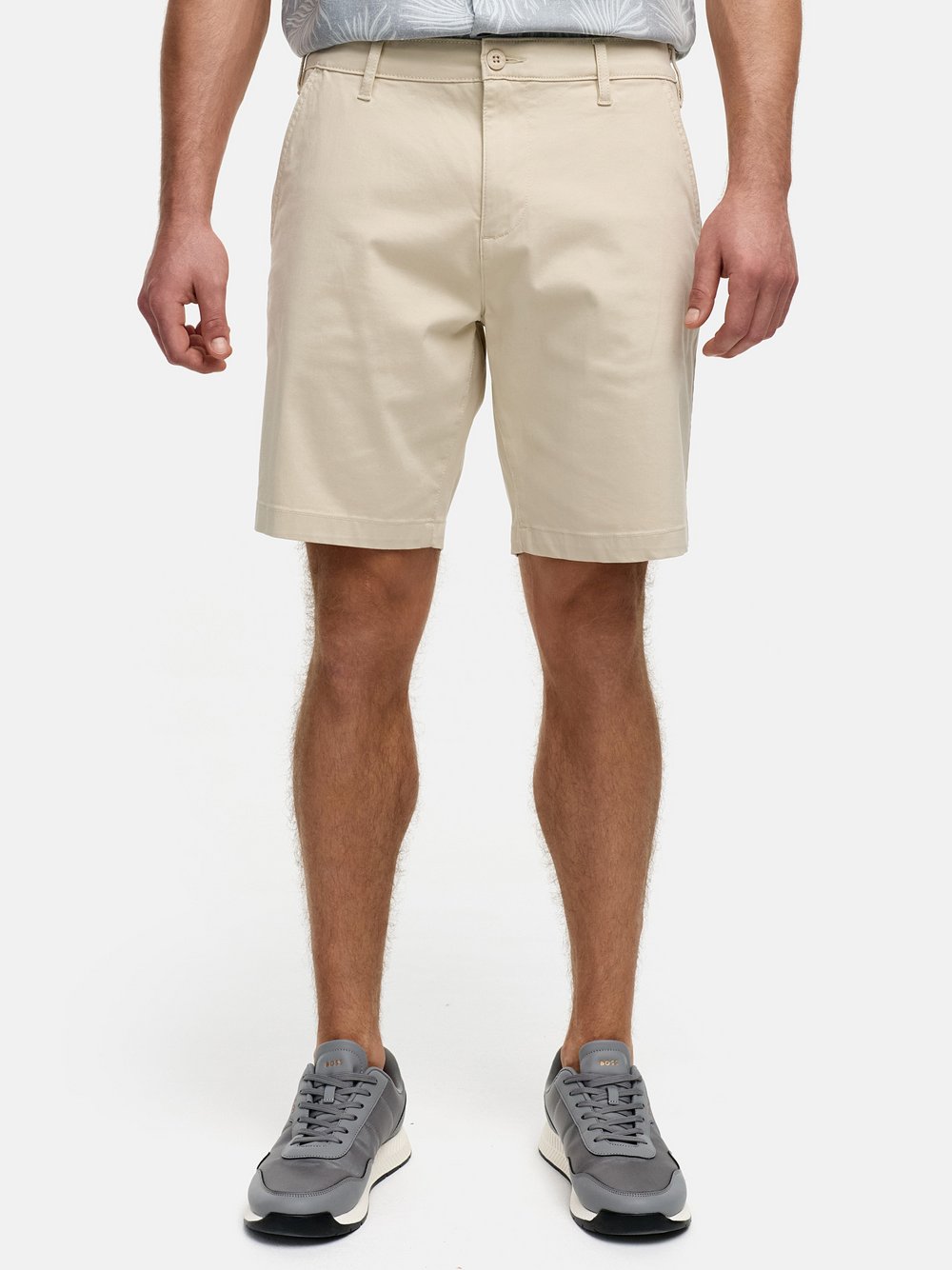 Indicode Shorts Chino Herren Baumwolle beige, XXL