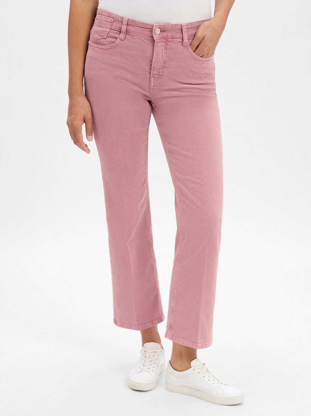 MAC Bootcut Fit Jeans Damen Baumwolle rosa, 36-30