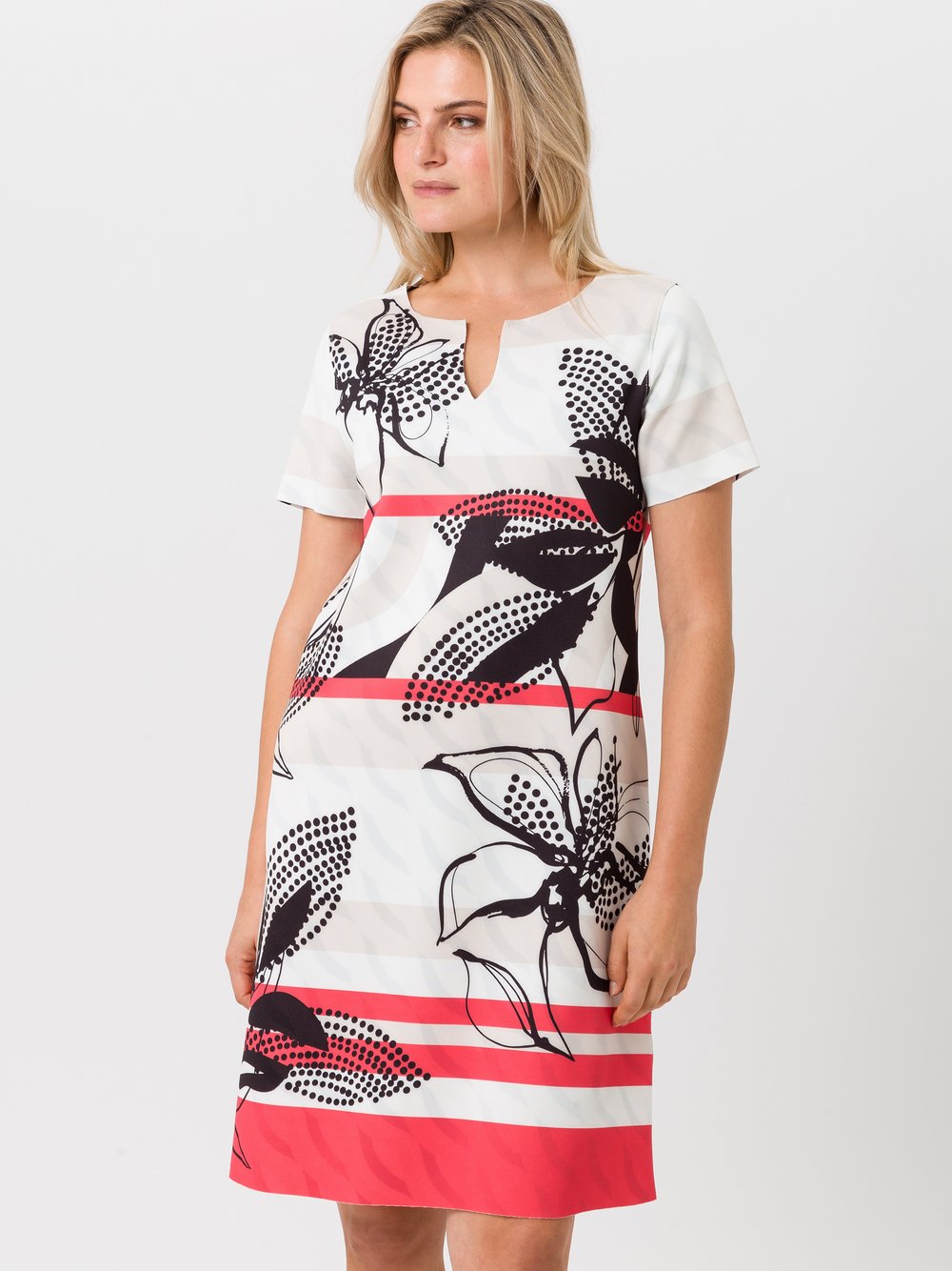 TUZZI Wendekleid Damen Stretch mehrfarbig gemustert, 44