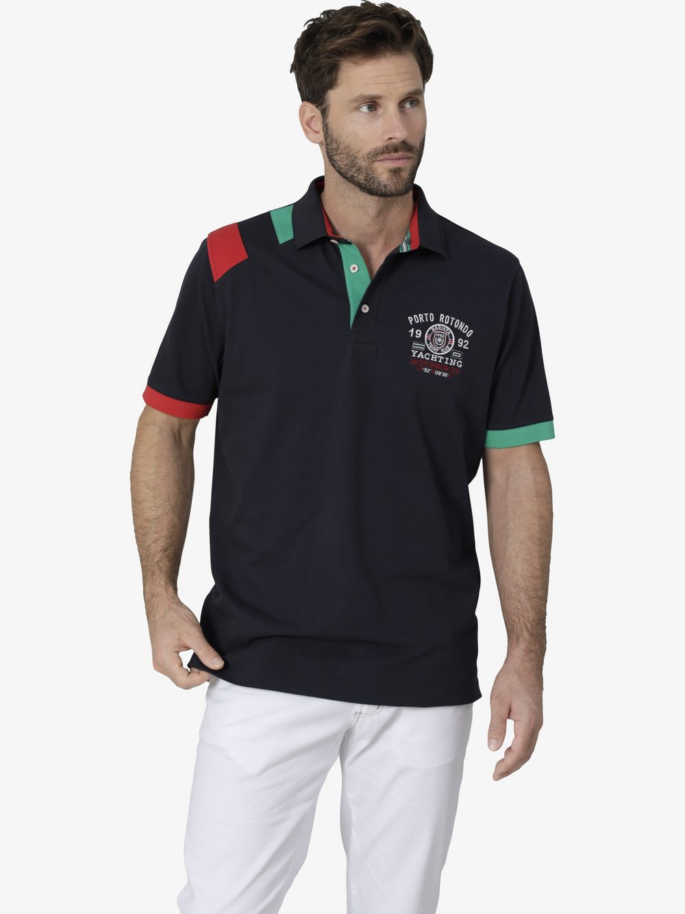 BABISTA Poloshirt Herren Baumwolle blau, L