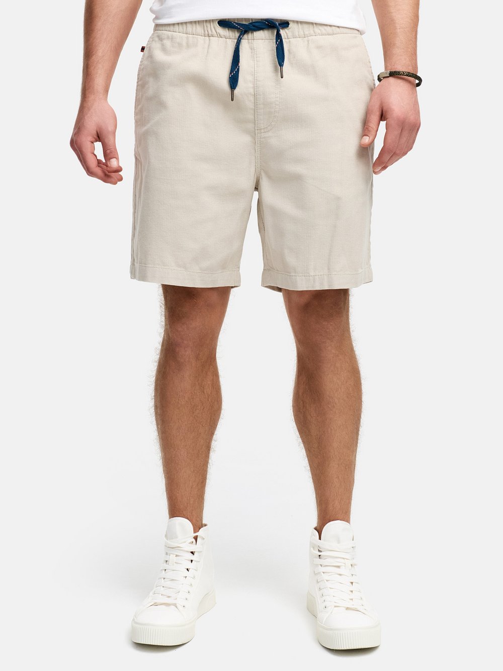 Indicode Shorts Chino Herren Baumwolle beige, M