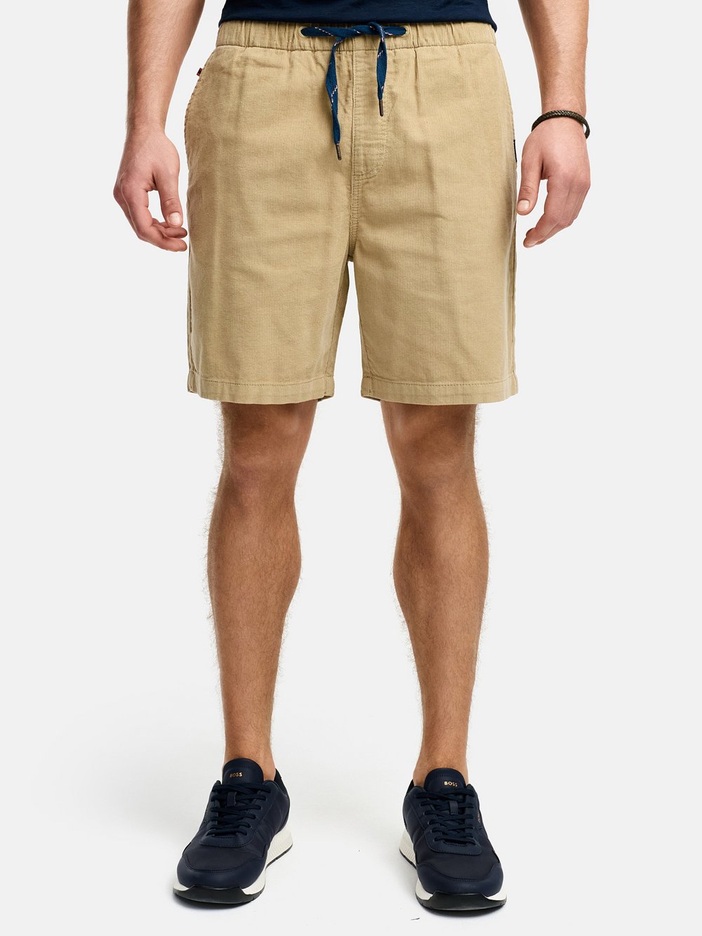 Indicode Shorts Chino Herren Baumwolle beige, M