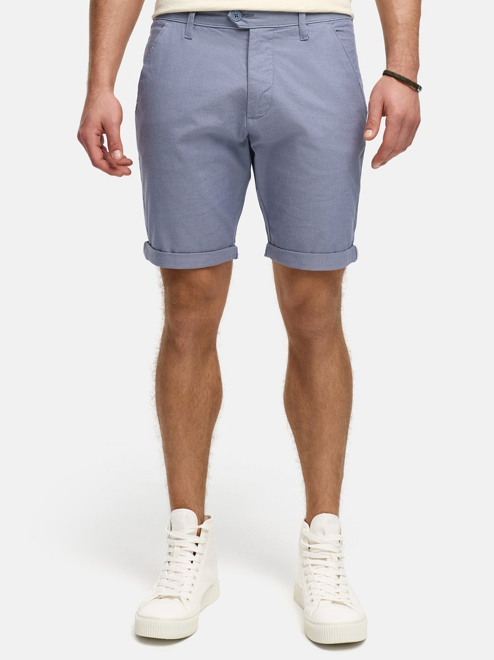 Jeff Shorts Chino Herren Baumwolle blau, M