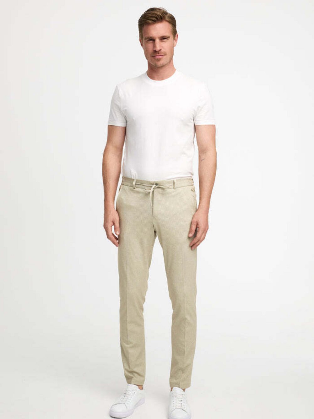Zuitable Baukasten-Hose -DiSpartaflex SE Herren Jersey beige gemustert, 58