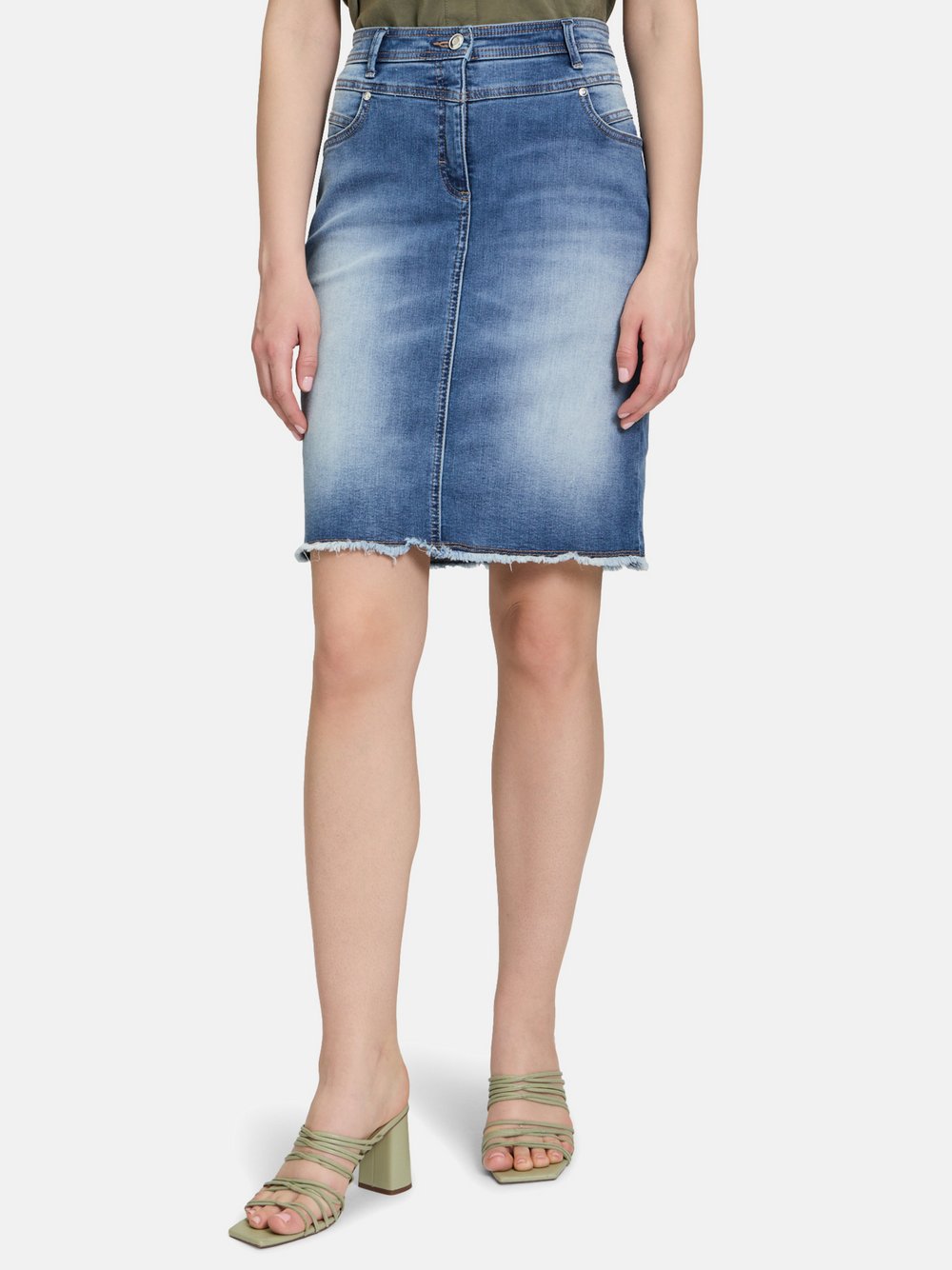 Betty Barclay Jeansrock Damen Baumwolle blau, 40