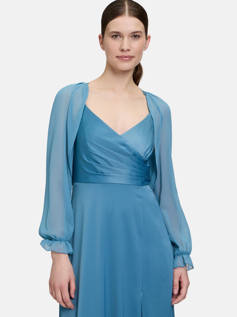 Thumbnail - Vera Mont Bolero-Jacke Damen blau, 36