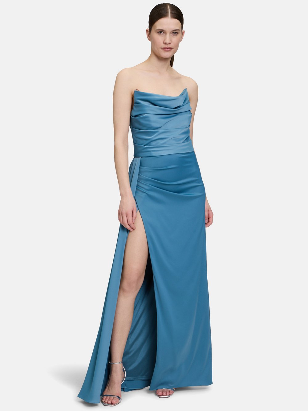 Vera Mont Abendkleid Damen blau, 32