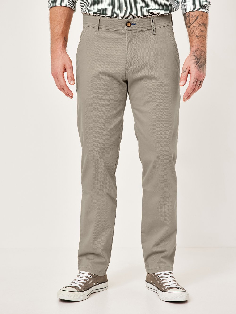Redpoint Chino Herren Baumwolle beige, 42-30