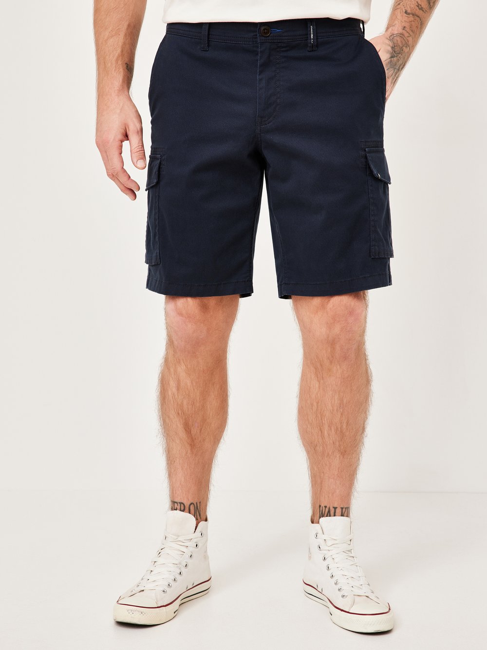Thumbnail - Redpoint Cargobermuda Herren Baumwolle blau, 27