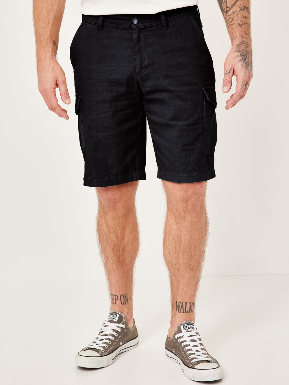 Redpoint Cargobermuda Herren Baumwolle schwarz, 48