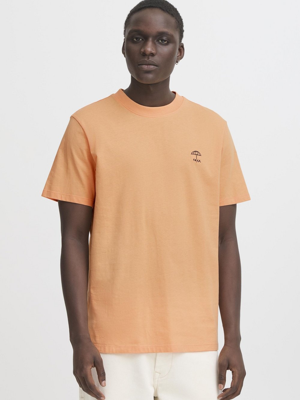 Thumbnail - BLEND Rundhalsshirt Herren Baumwolle orange, XXXL