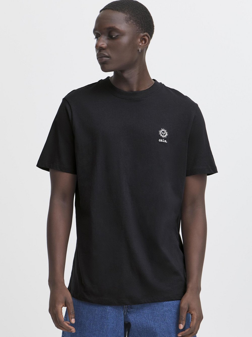 Thumbnail - BLEND Rundhalsshirt Herren Baumwolle schwarz, XXL