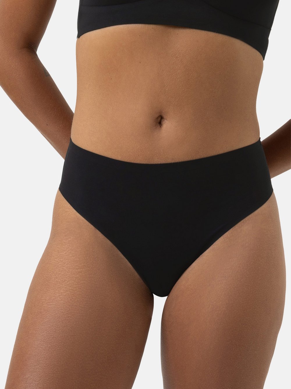 Mey String Damen Modal schwarz, L