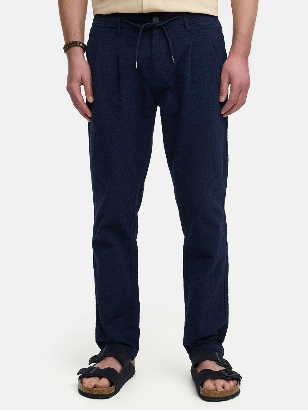 Thumbnail - Indicode Hose Herren Baumwolle blau gestreift, XXL