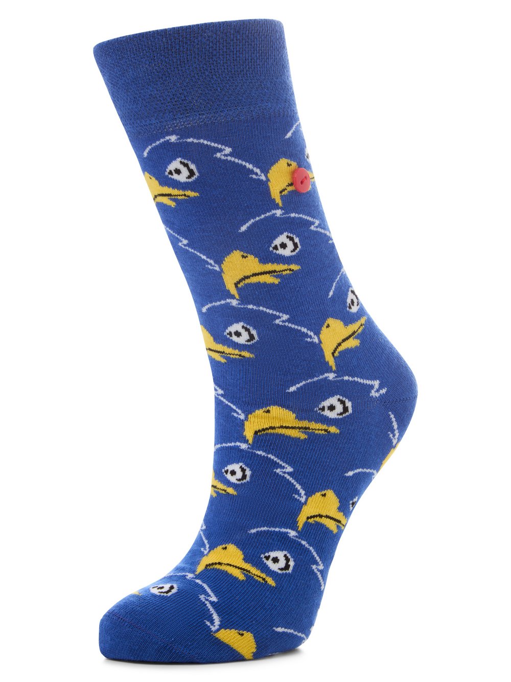 Unabux Socken Damen Baumwolle blau gemustert, 41-46