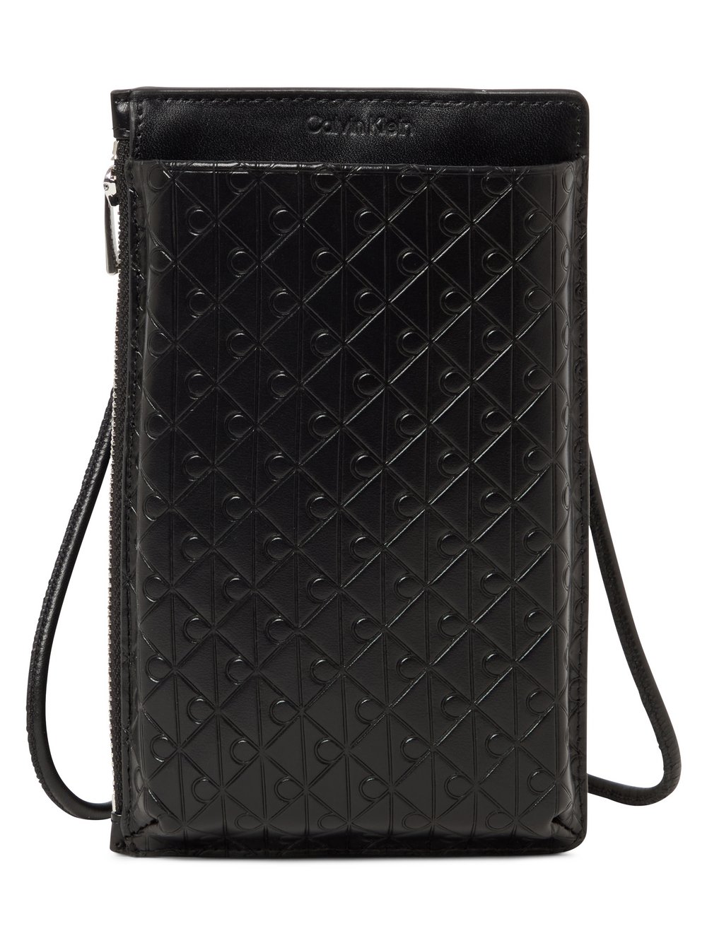 Calvin Klein Handytasche Herren Kunstleder schwarz, ONE SIZE