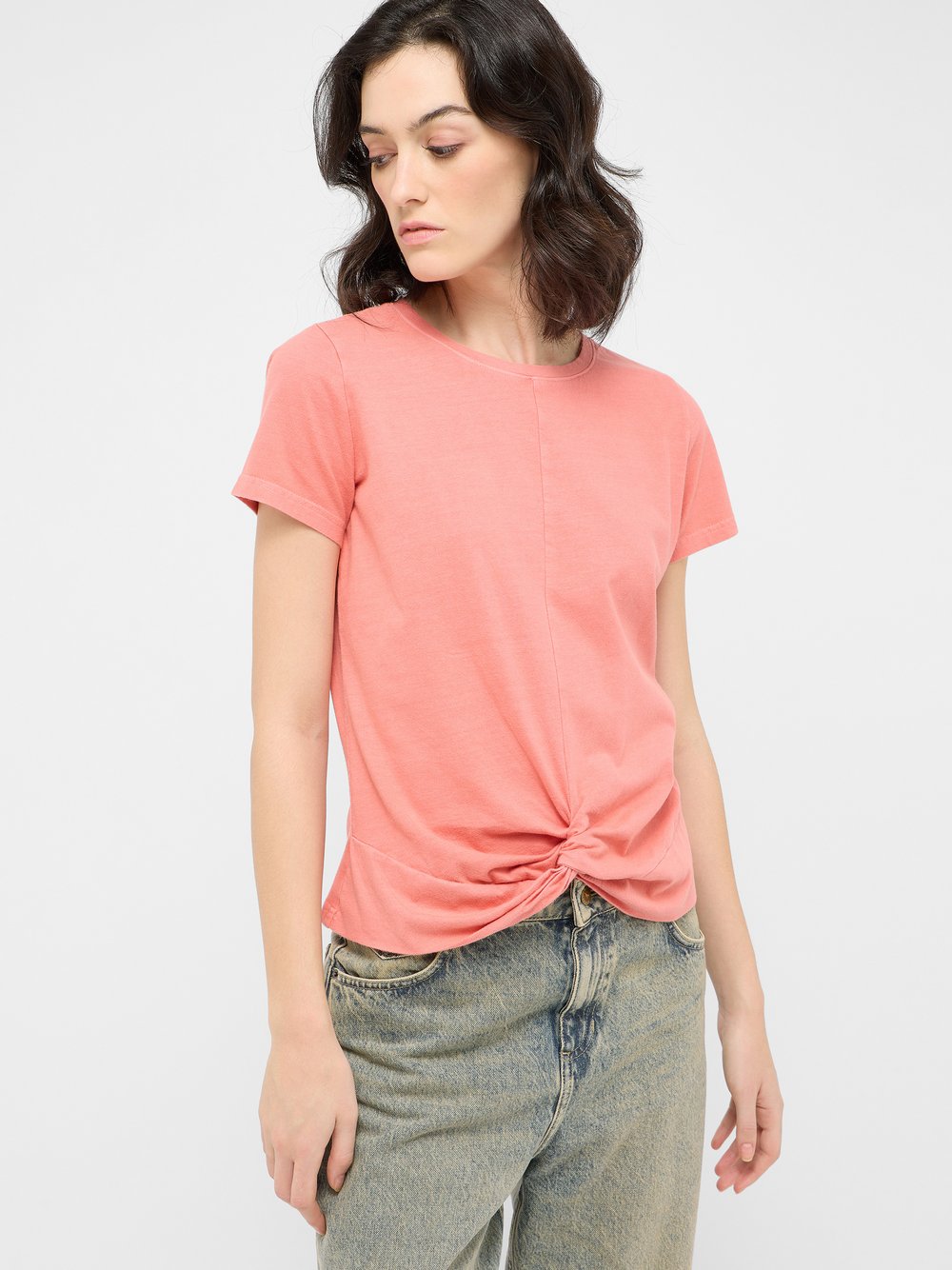 Thumbnail - Mustang T-Shirt Damen Baumwolle rosa, L