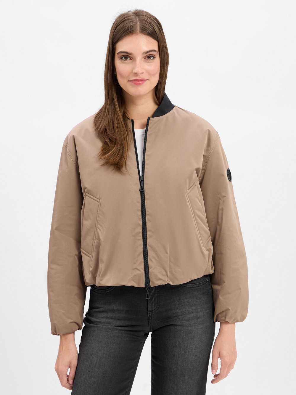 Amber & June Blouson-Jacke Damen braun, 36
