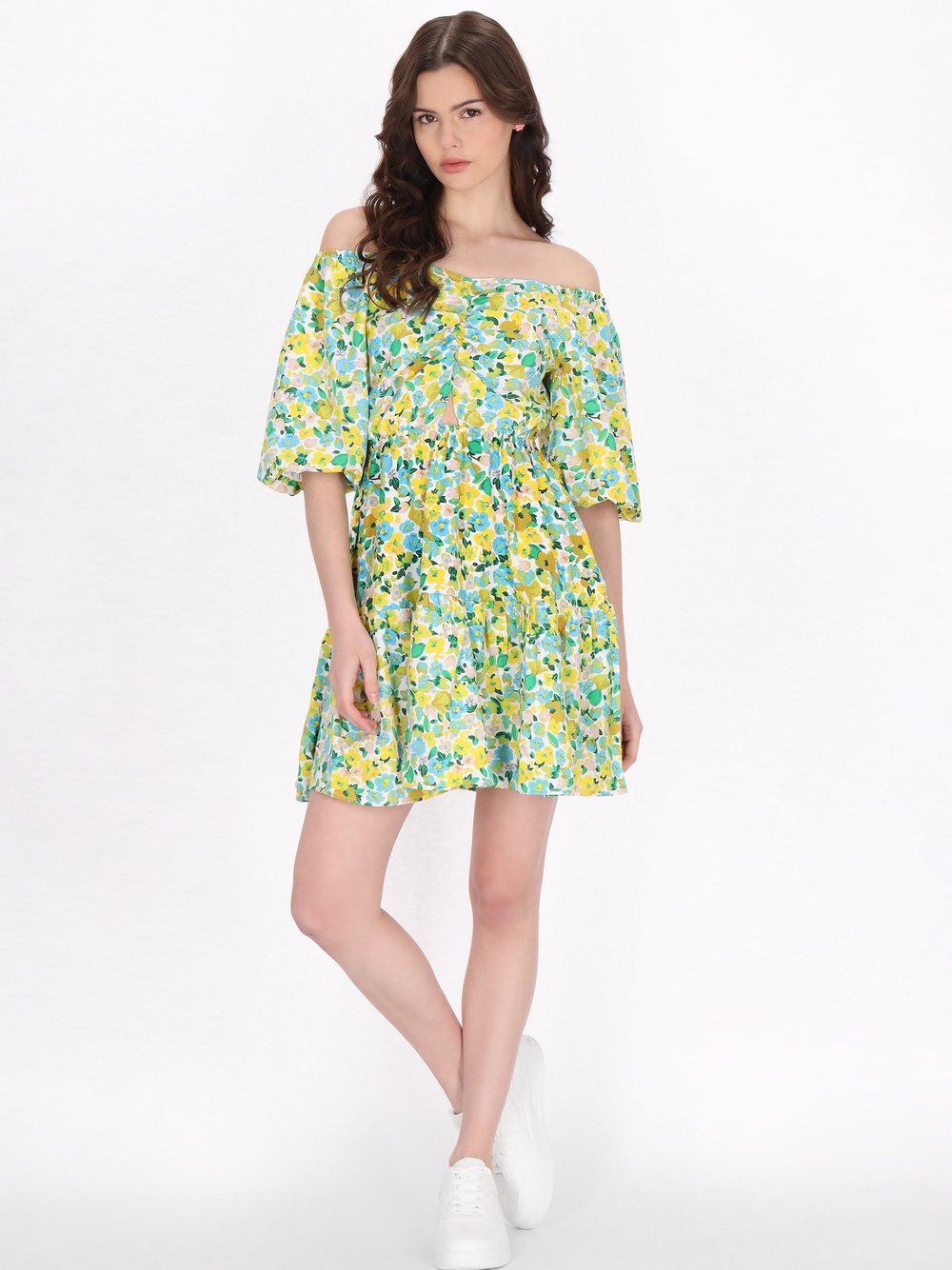 Thumbnail - MyMo Kleid Damen mehrfarbig bedruckt, L