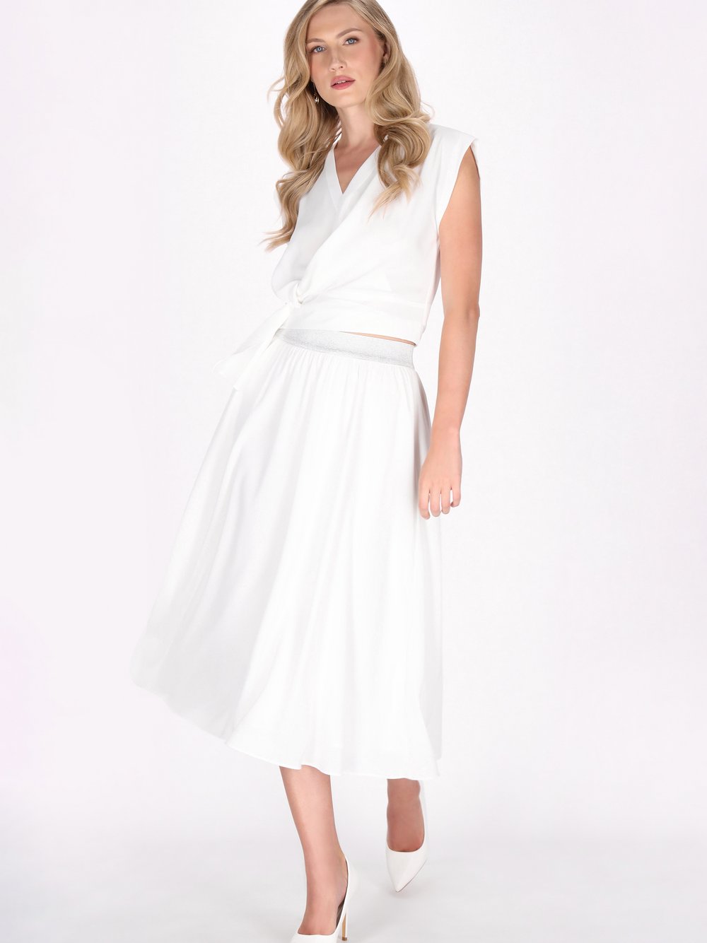 Dreimaster Rock Damen weiß, L