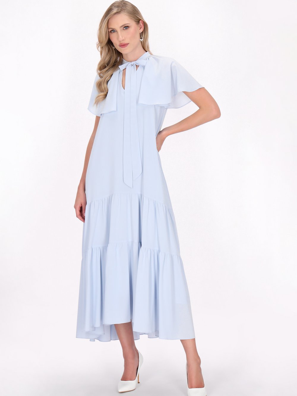 Dreimaster Kleid Damen blau, L