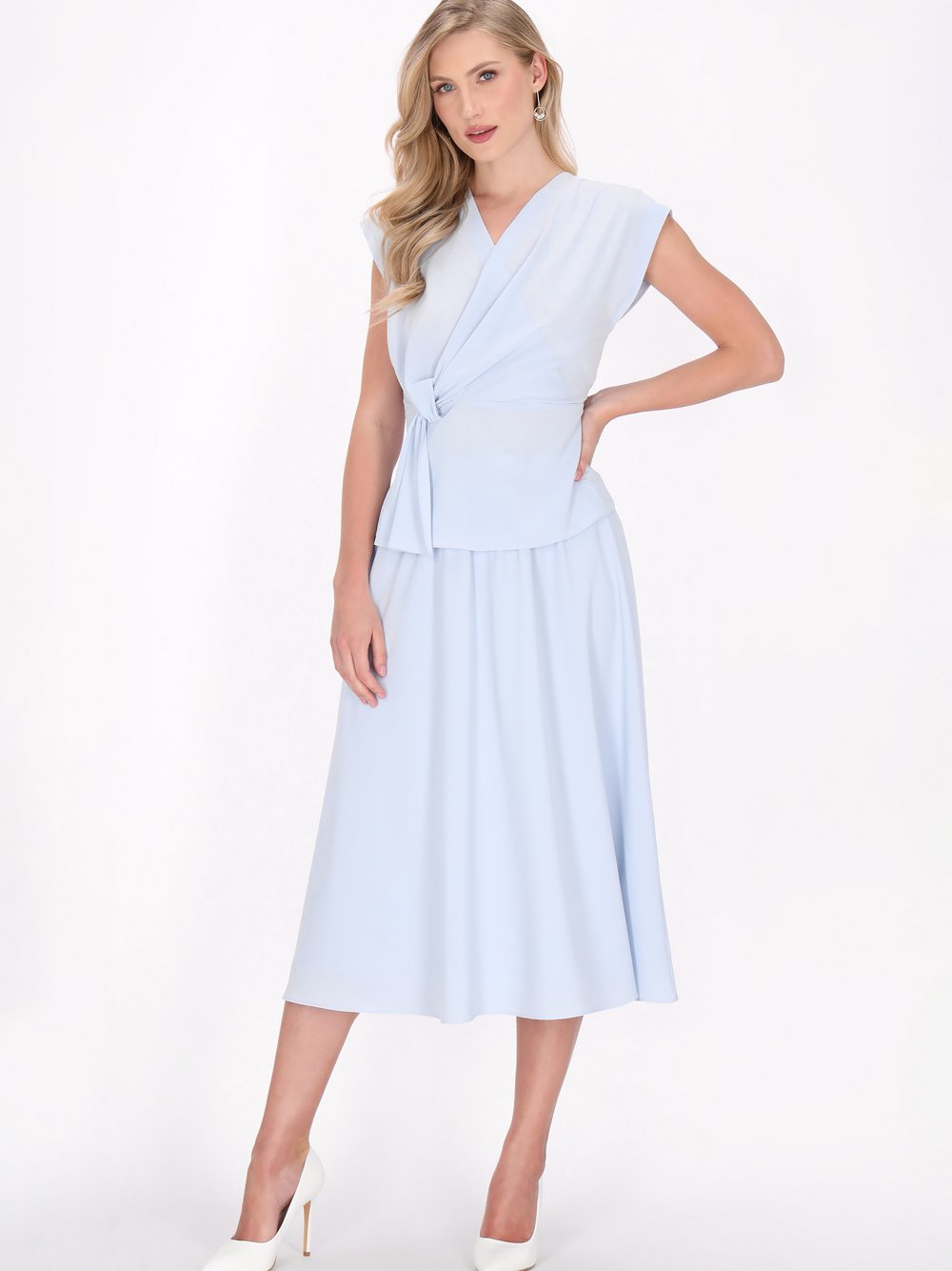 Dreimaster Bluse Damen blau, L