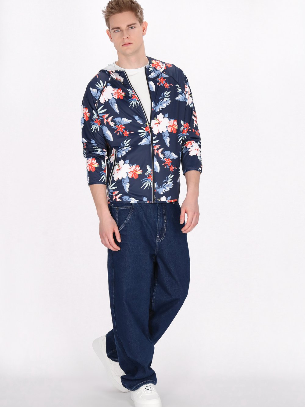 Thumbnail - Mo Jacke Herren mehrfarbig bedruckt, S