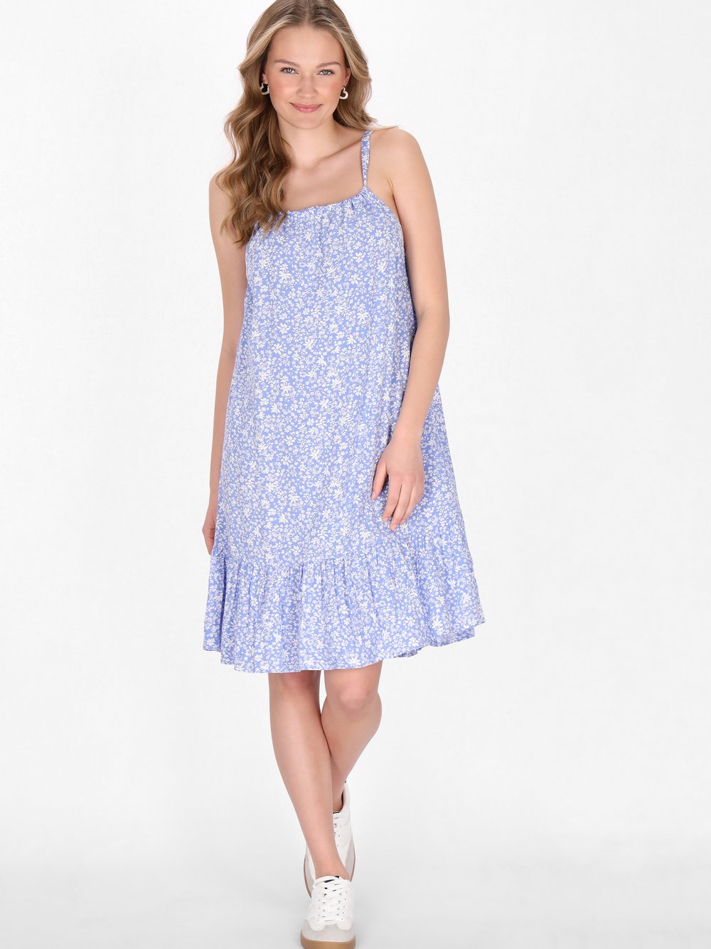 Thumbnail - MyMo Kleid Damen Viskose blau bedruckt, XS