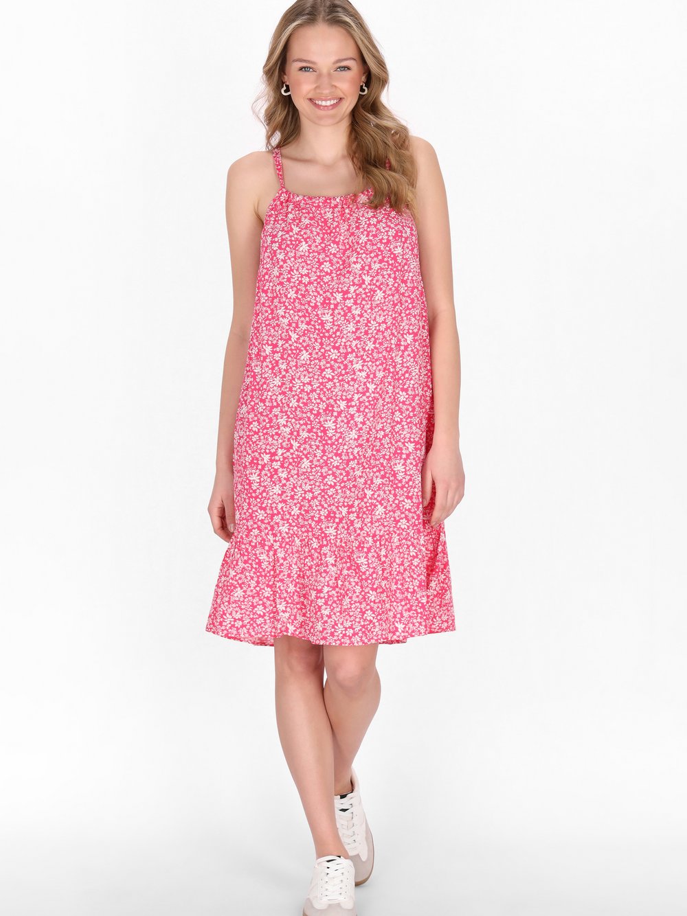 Thumbnail - MyMo Kleid Damen Viskose pink bedruckt, XS