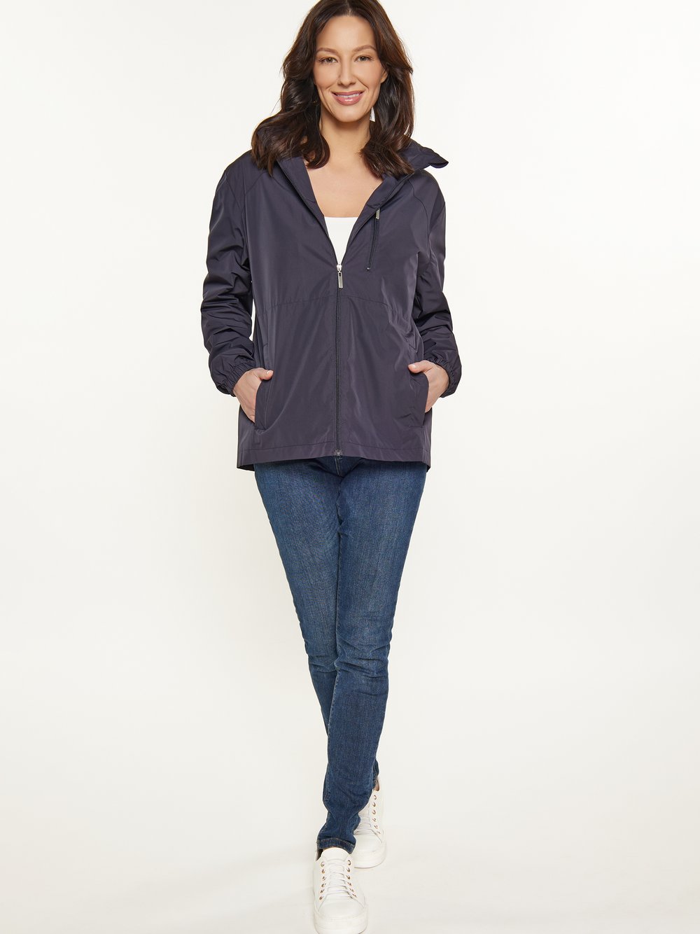 Usha Jacke Damen blau, M
