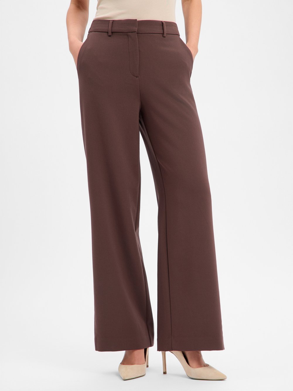 Msch Copenhagen Stoffhose Damen braun, S