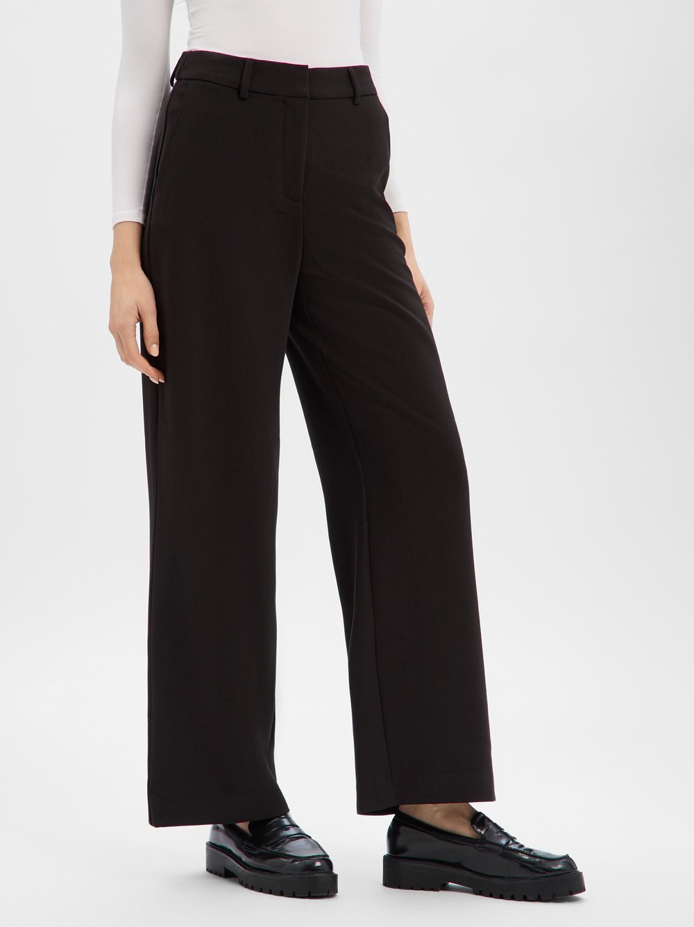 Msch Copenhagen Stoffhose Damen schwarz, M