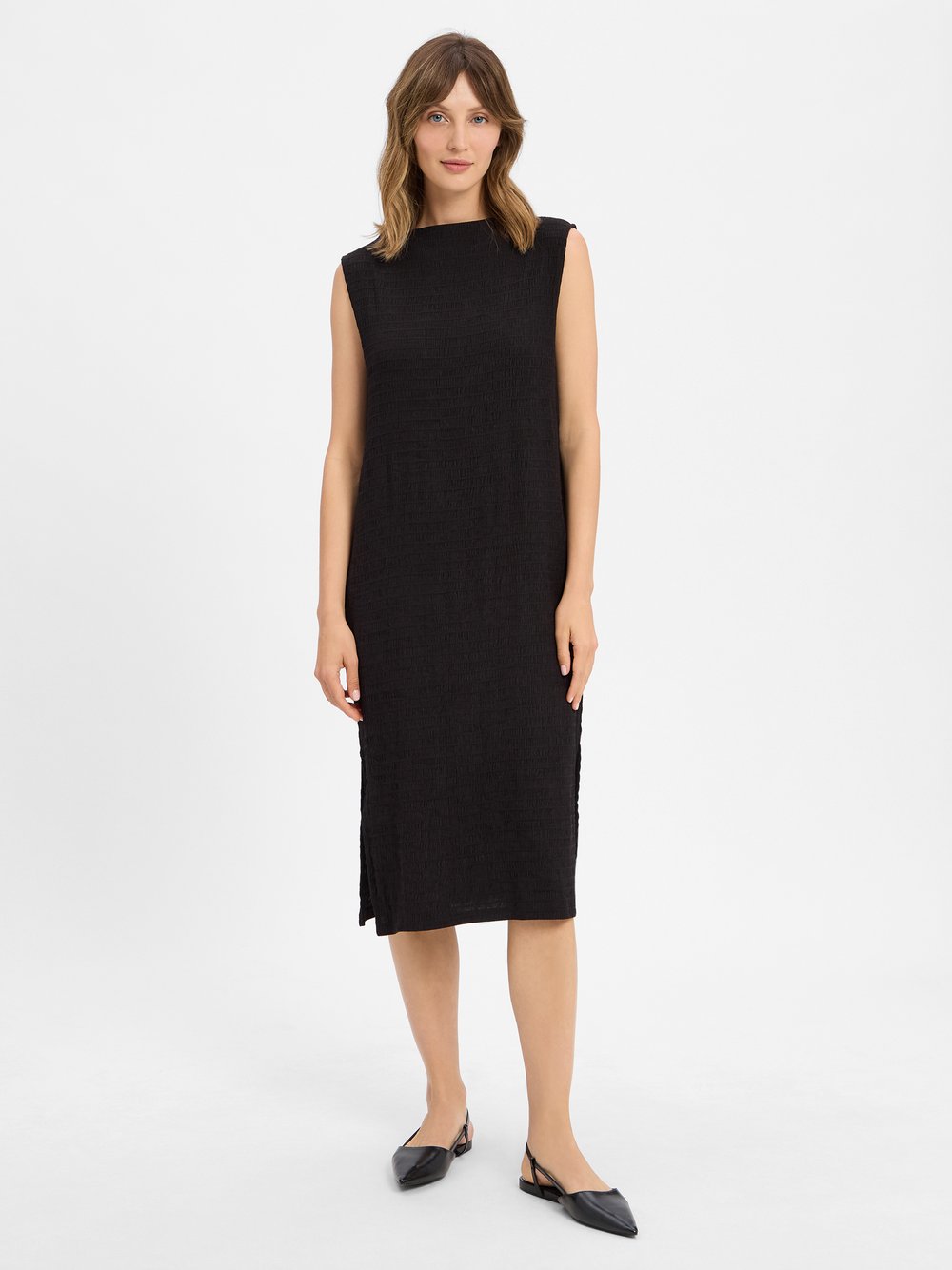 Someday Freizeitkleid Damen schwarz strukturiert, 40