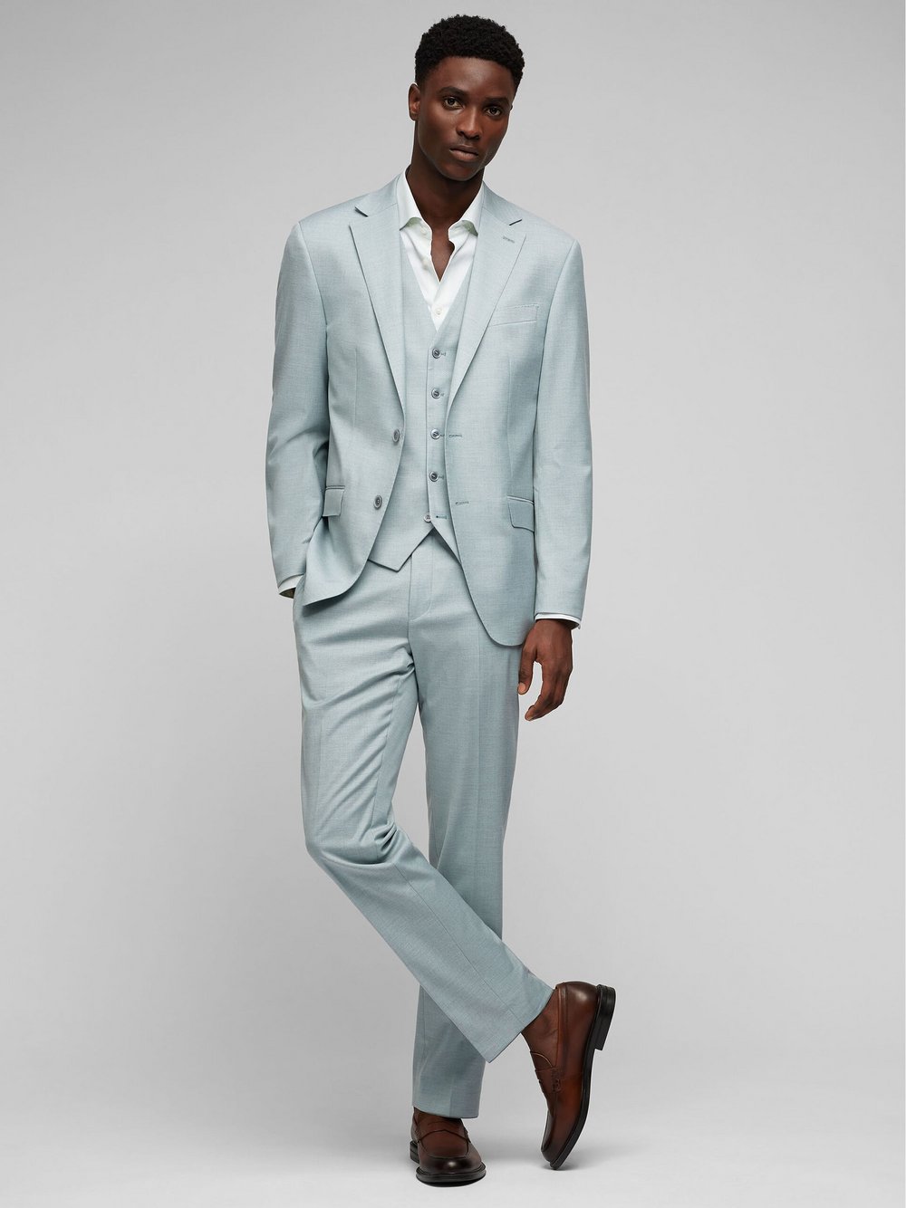 Thumbnail - Daniel Hechter Anzug Herren Modern Fit blau, 48