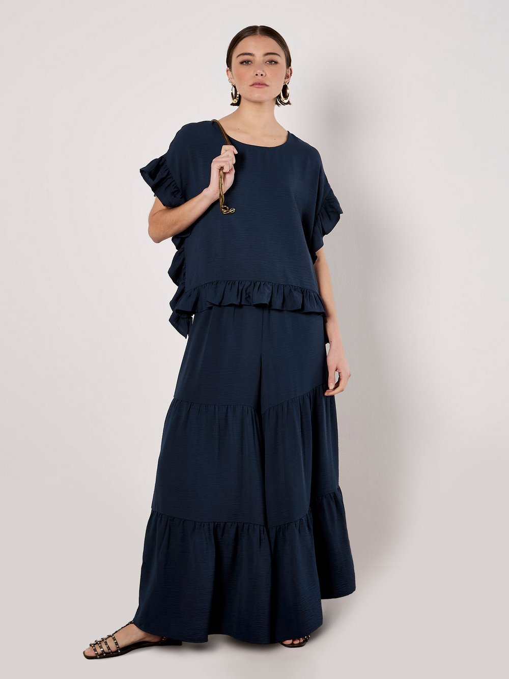 Apricot Hose Damen blau, 36