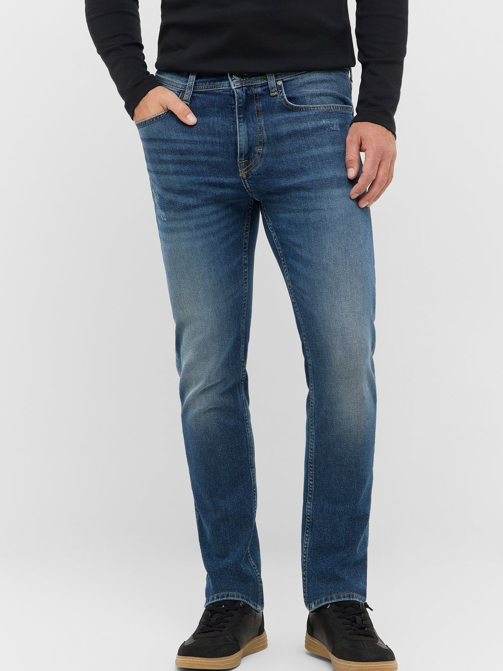 Mustang Jeans Herren Baumwolle blau, 36-32