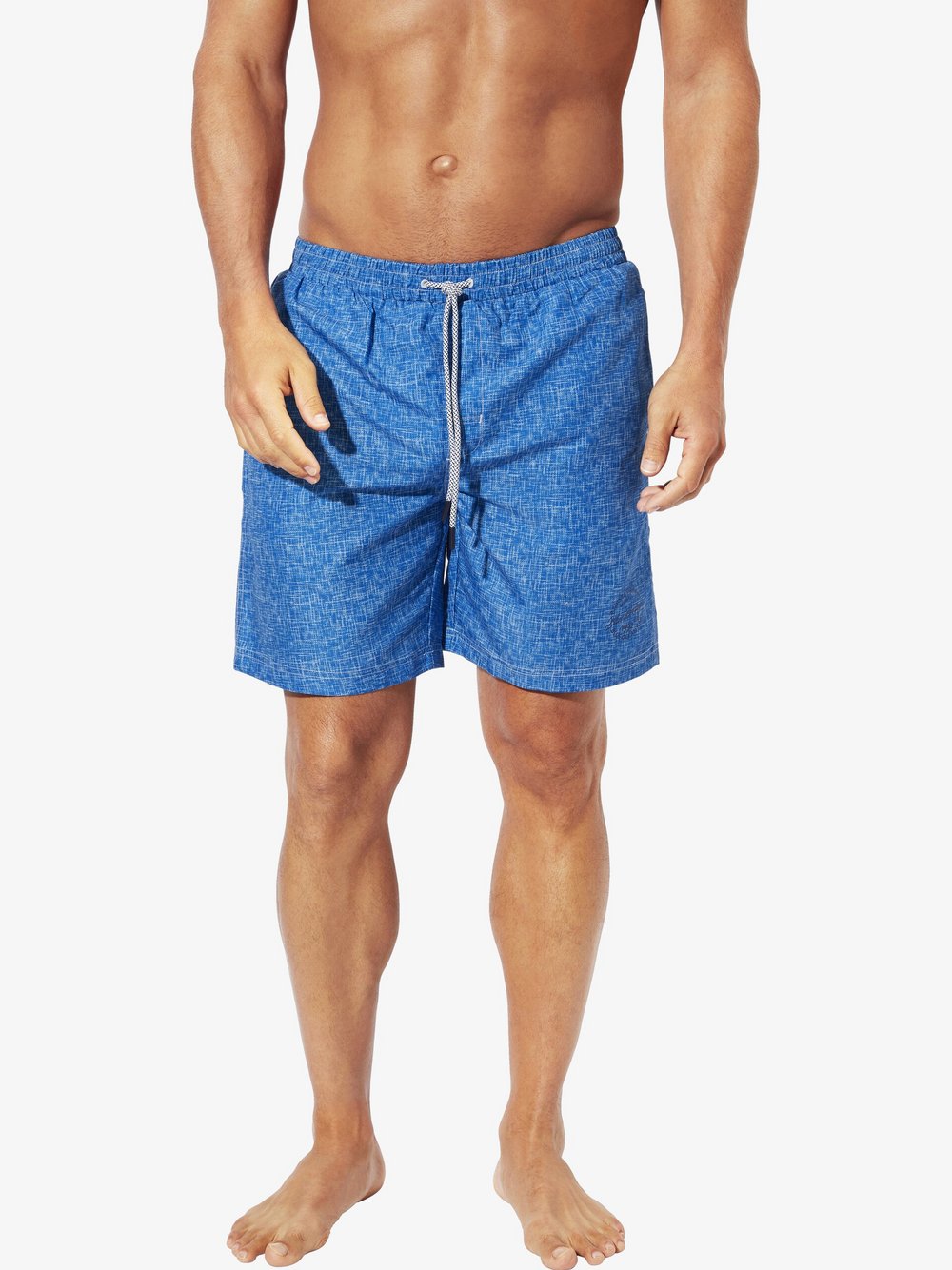 BABISTA Badeshorts Herren blau bedruckt, XL