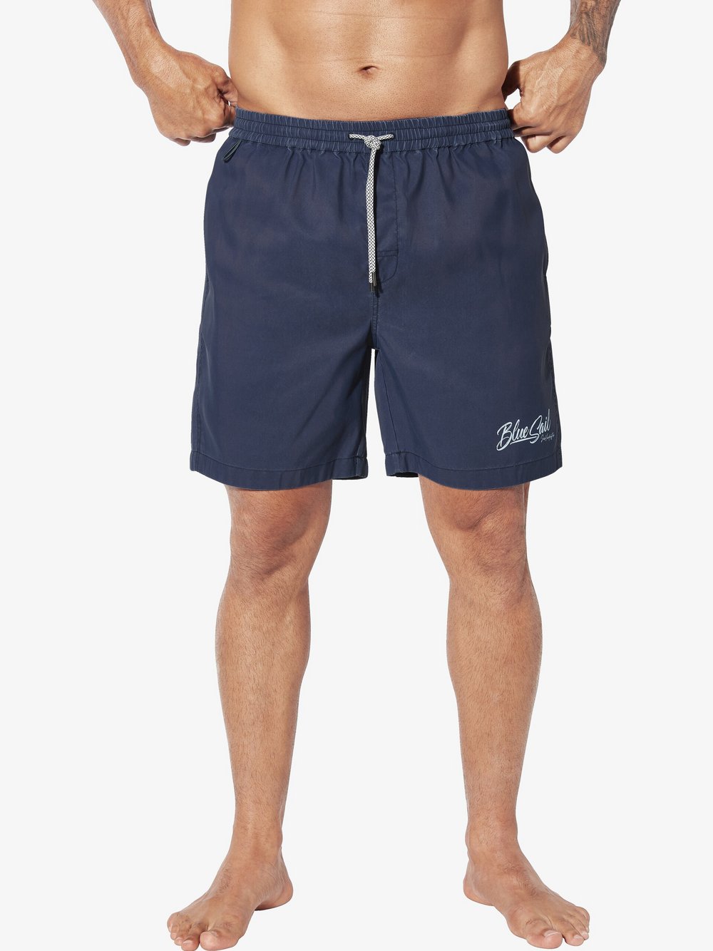 Thumbnail - Jan Vanderstorm Badeshorts Herren blau, 8XL
