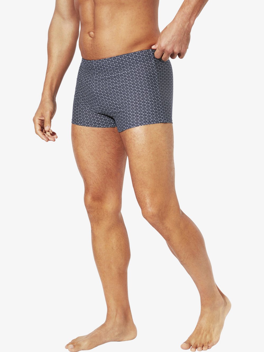 BABISTA 2er Pack Badehosen Herren blau bedruckt, L