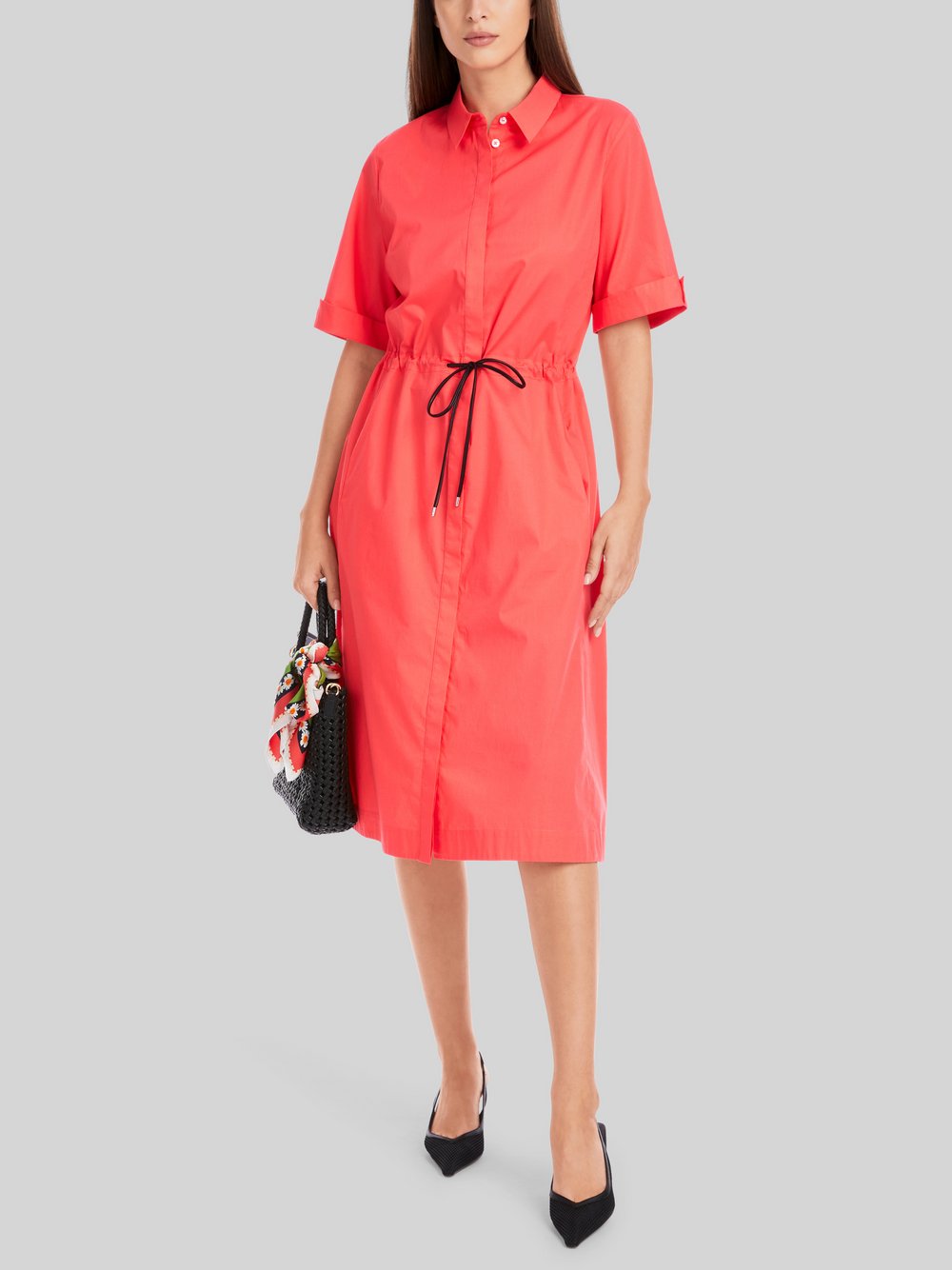 Marc Cain Kleid Damen Baumwolle orange, 34