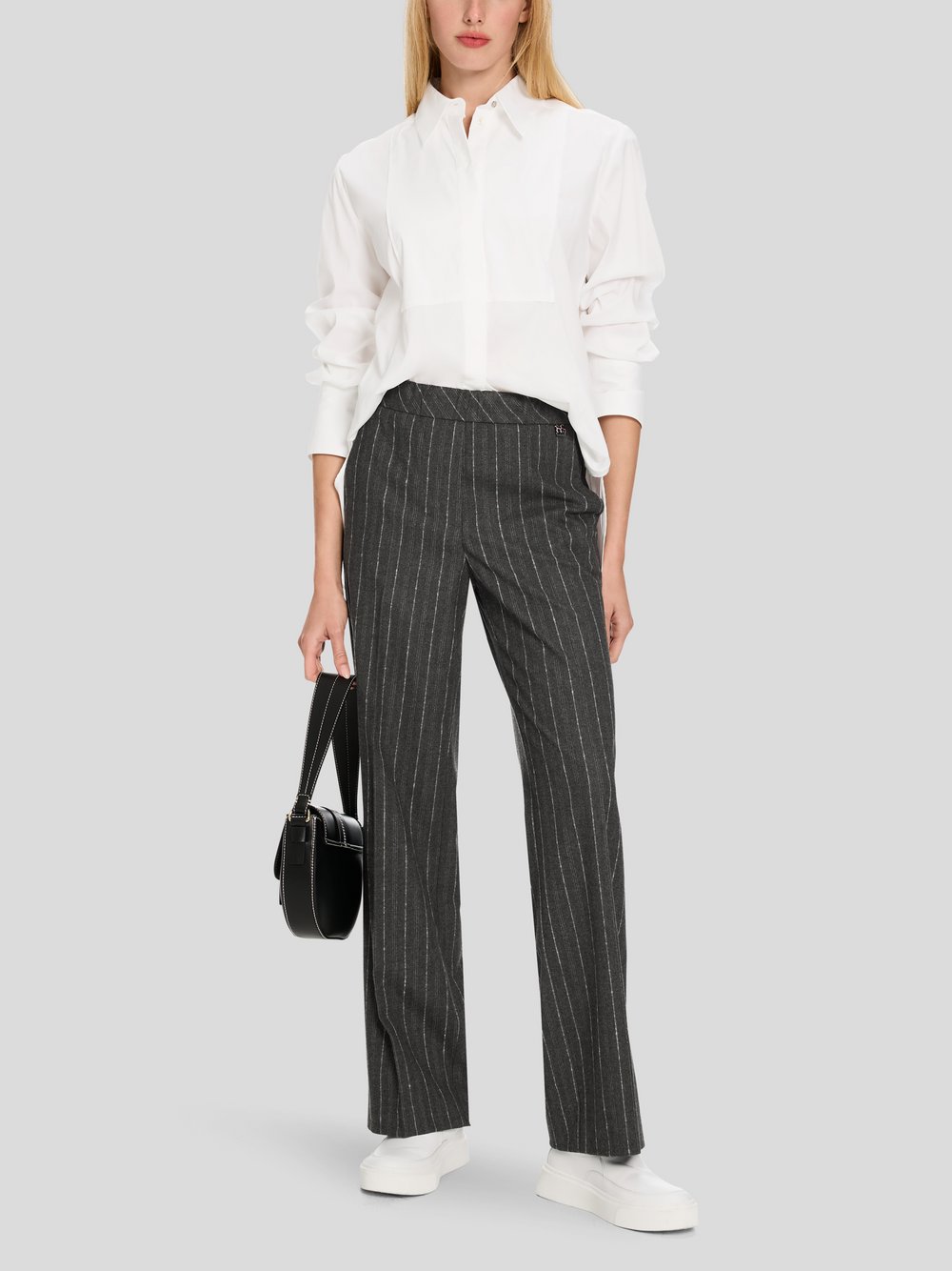 Marc Cain Hose Damen grau gemustert, 46