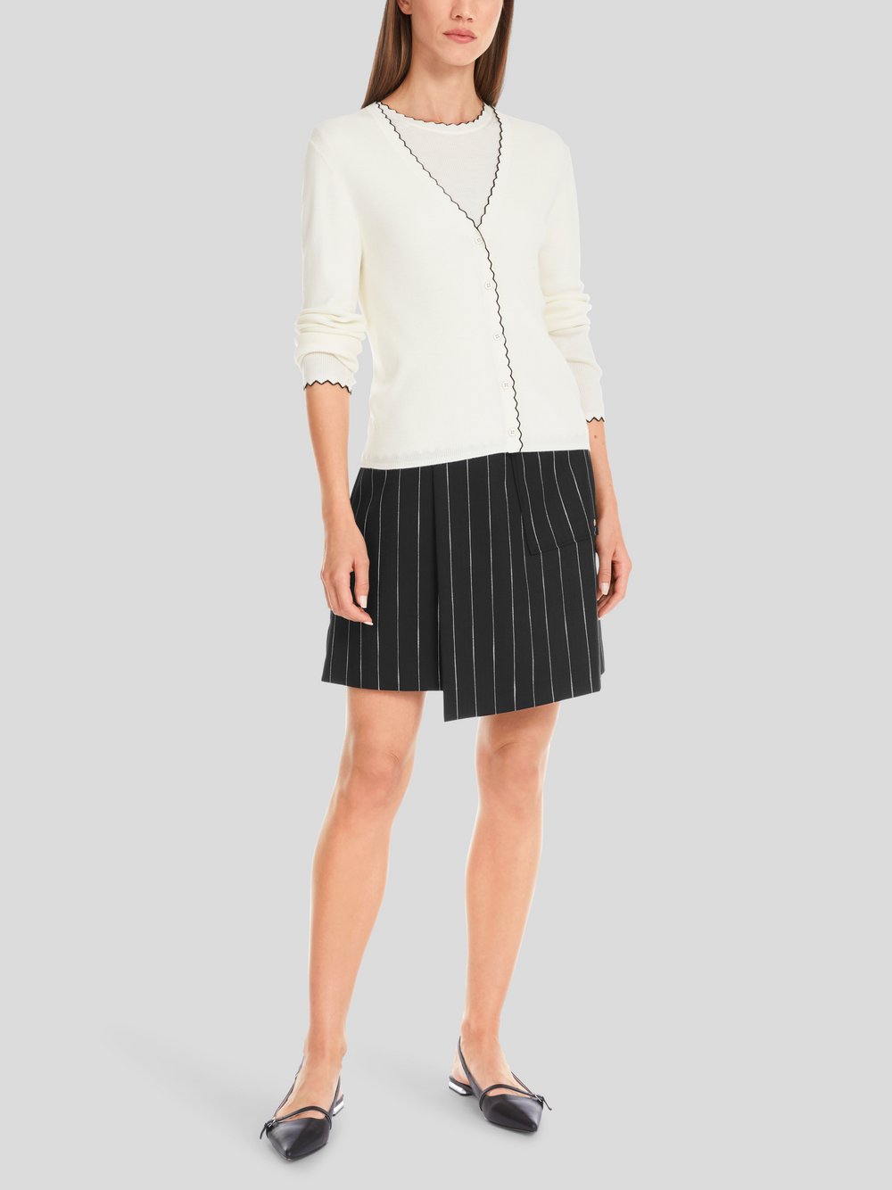 Marc Cain Cardigan Damen Wolle weiß, 42