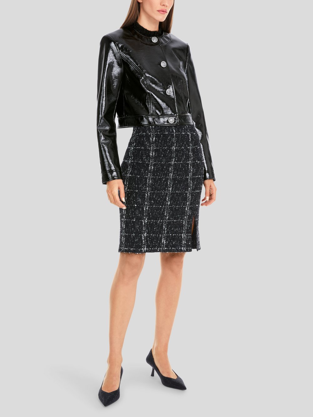 Marc Cain Jacke Damen Viskose schwarz, 42