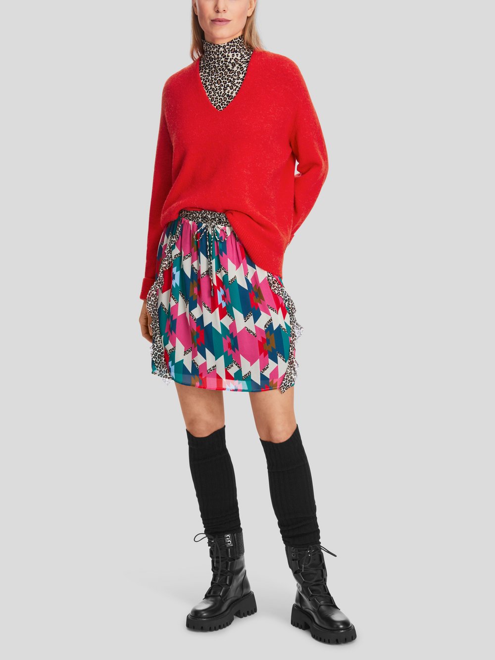 Marc Cain Pullover Damen Polyamid rot, 36