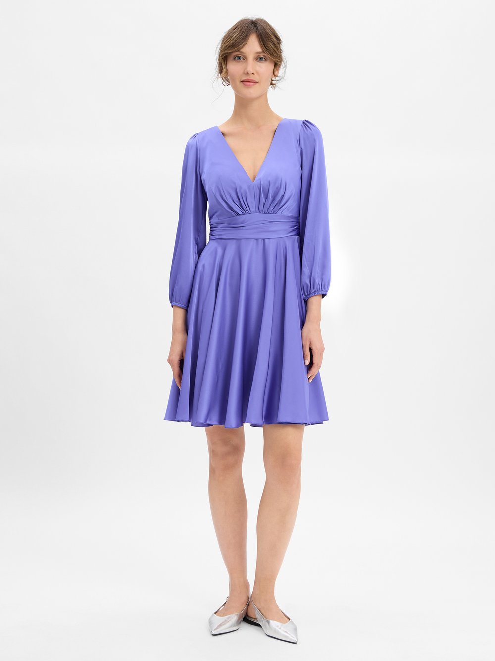 Marie Lund Abendkleid Damen Satin lila, 42