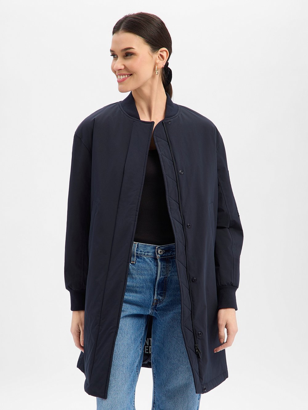 Marc O'Polo Kurzmantel Damen blau, 34